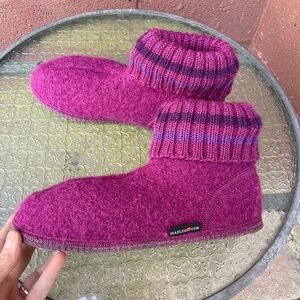 HAFLINGER Paul Wool Slipper Boots Size 40
